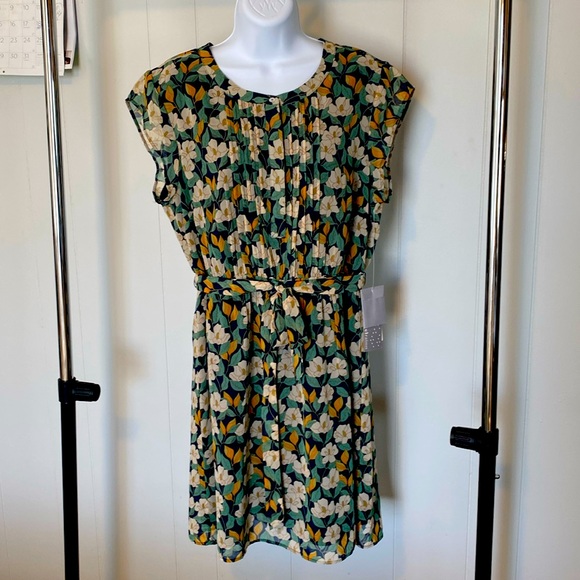 Stitch Fix fall colors navy, green, hints of gold and medium brown tones. NWT - Picture 1 of 10